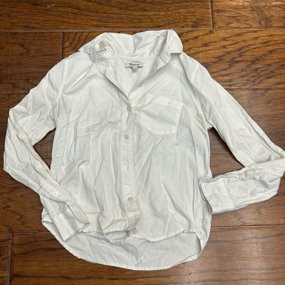 Madewell Shrunken Button-Up Shirt
